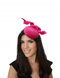 Fuchsia wedding hat - Wedding hats for women - 1
