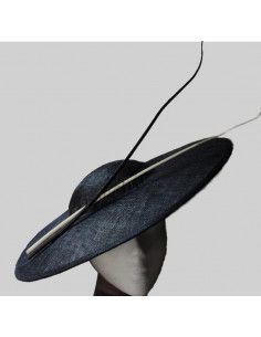 Black Hat for Wedding - Wedding hats for women - 1 2