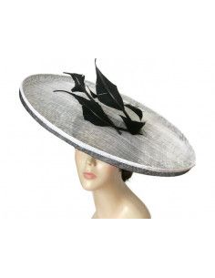 Black and white derby hats for women - Wedding hats for women - 1