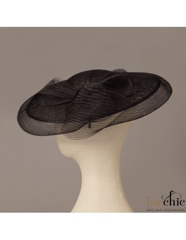 Women Black wedding hat - Wedding hats for women - 7