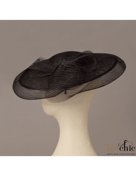 Women Black wedding hat - Wedding hats for women - 7