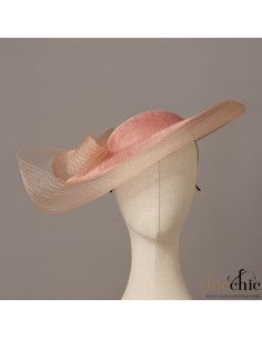 Nude Kentucky derby hat - Wedding hats for women - 1 2