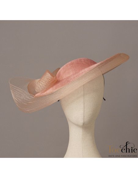 Nude Kentucky derby hat - Wedding hats for women - 3