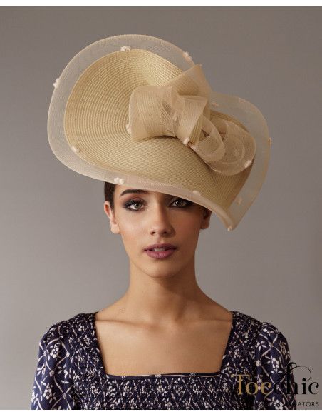 Dark blue Royal Ascot fascinator for woman - Wedding hats for women - 2 Dark blue Royal Ascot fascinator for woman - Wedding hats for women - 2