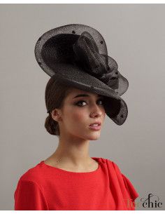Black dress hats for women Ascot - Woman hats for the Horse races - 1 2