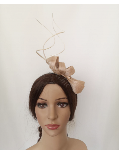 Ivory wedding headband fascinator hat - Woman hats for the Horse races - 7 Ivory wedding headband fascinator hat - Woman hats for the Horse races - 7