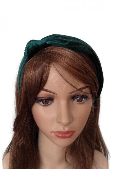 Diadema de boda verde con nudo - Sombreros y Tocados para bodas de mañana - 4 Diadema de boda verde con nudo - Sombreros y Tocados para bodas de mañana - 4
