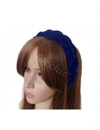 Royal Blue woman headband for special occasions - Cocktail hats for women - 2