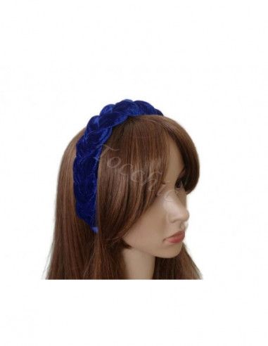 Diadema de boda azul añil - Tocados para bodas de noche - 4