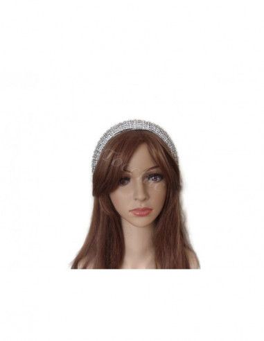 Diadema con piedras brillantes de fiesta - Tocados para bodas de noche - 7