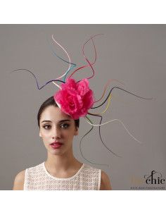 Rainbow Kentucky derby hat woman - Shop - 1
