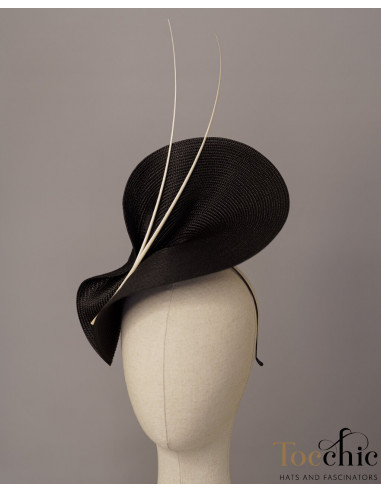 Black derby hat for ladies - Wedding hats for women - 8