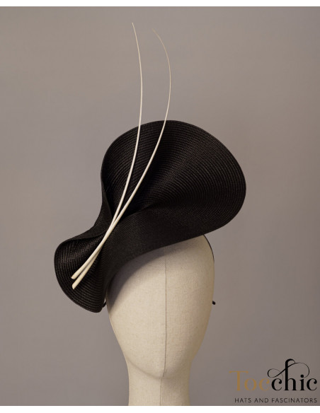 Black derby hat for ladies - Wedding hats for women - 9