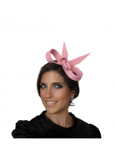 Pink bridesmaids fascinator hat - Wedding hats for women - 5