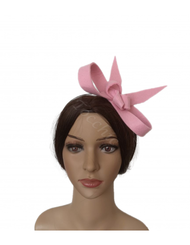 Pink bridesmaids fascinator hat - Wedding hats for women - 8