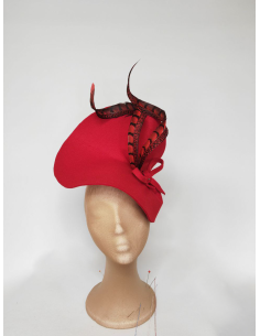 Customized two hats for woman - Cocktail hats for women - 1 2