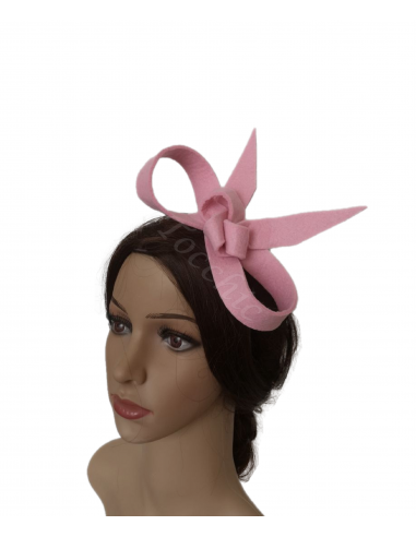 Pink bridesmaids fascinator hat - Wedding hats for women - 9