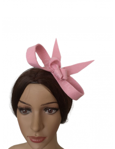 Pink bridesmaids fascinator hat - Wedding hats for women - 10