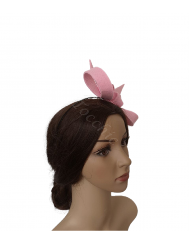 Pink bridesmaids fascinator hat - Wedding hats for women - 11