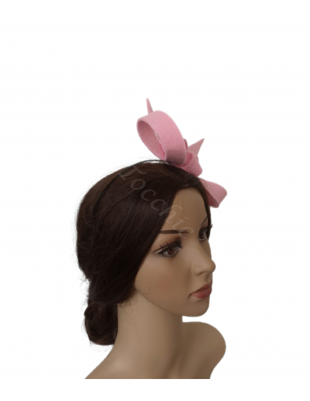 Pink bridesmaids fascinator hat - Wedding hats for women - 11