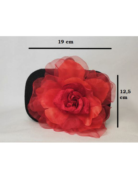 Bolso clutch invitada de boda rojo - Bolsos de fiesta - 8