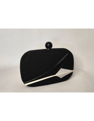 Black and white royal Ascot handbag - Clutch bags - 2