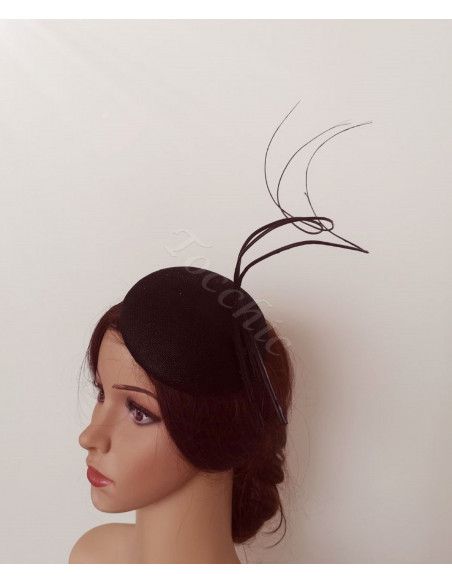 Woman fascinator hat for wedding black - Wedding hats for women - 7 Woman fascinator hat for wedding black - Wedding hats for women - 7