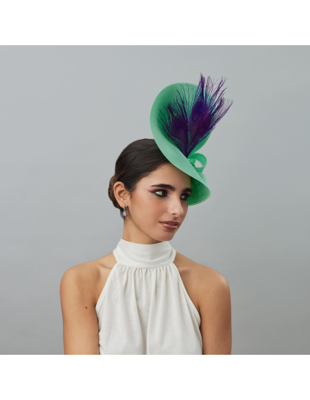 Purple derby hats for women - Wedding hats for women - 2