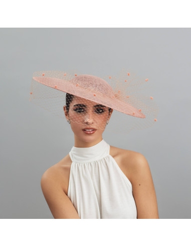 Nude wedding veil hat - Wedding hats for women - 4