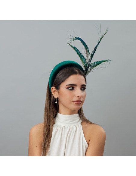 Green grooms mother wedding hat for woman - Wedding hats for women - 1 Green grooms mother wedding hat for woman - Wedding hats for women - 1