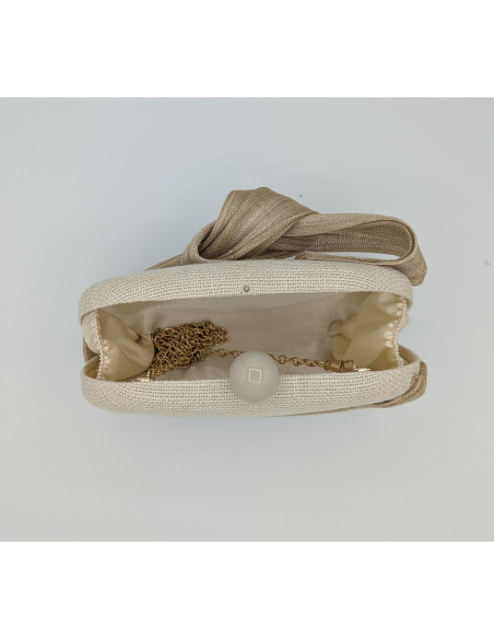 Ladies beige clutch bag - Shop - 7