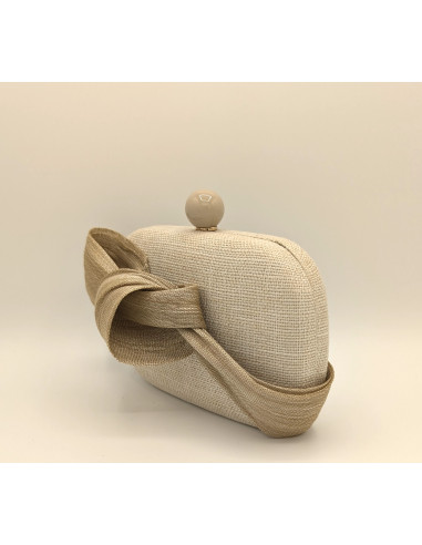 Ladies beige clutch bag - Shop - 6