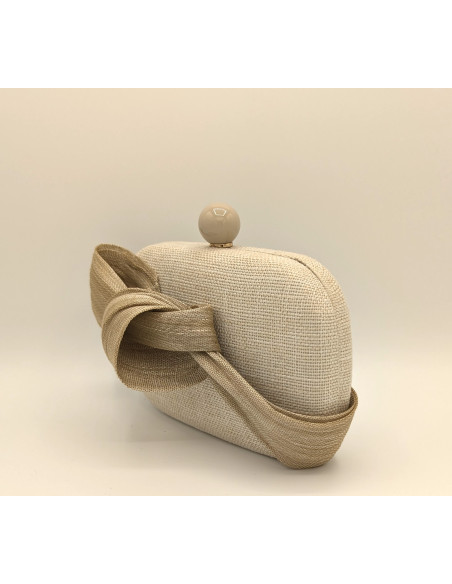 Ladies beige clutch bag - Shop - 6
