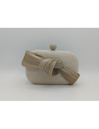 Ladies beige clutch bag - Shop - 8