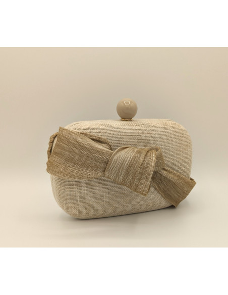Ladies beige clutch bag - Shop - 9