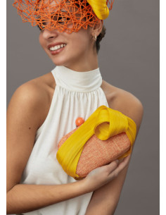 Orange and Yellow Wedding Clutch Bag - Clutch bags - 1