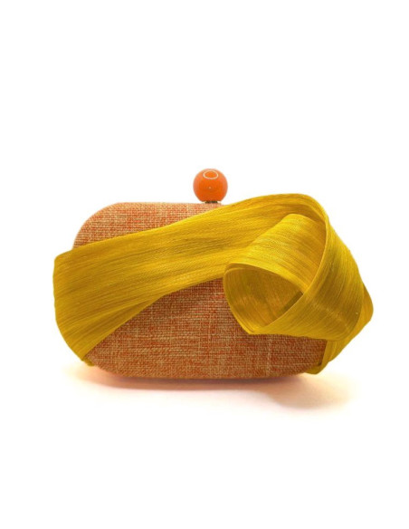 Orange and Yellow Wedding Clutch Bag - Clutch bags - 3