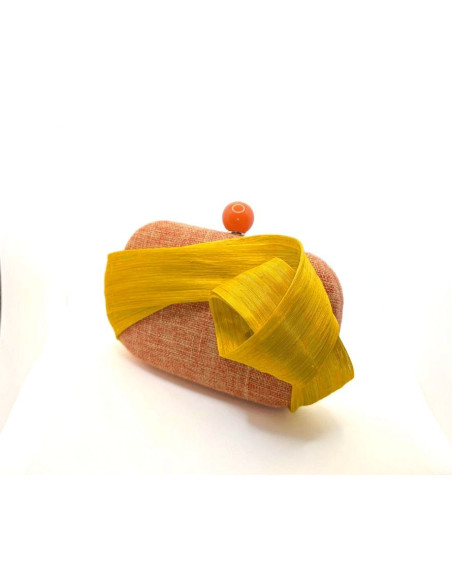 Orange and Yellow Wedding Clutch Bag - Clutch bags - 5
