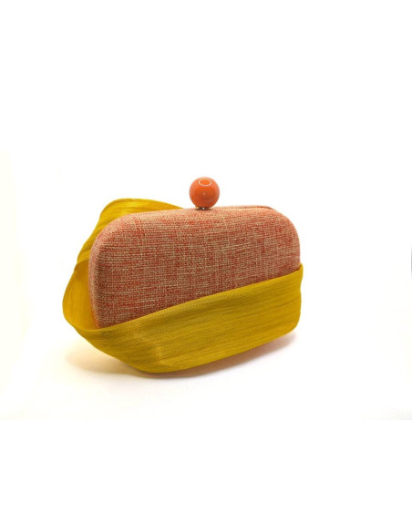 Orange and Yellow Wedding Clutch Bag - Clutch bags - 6