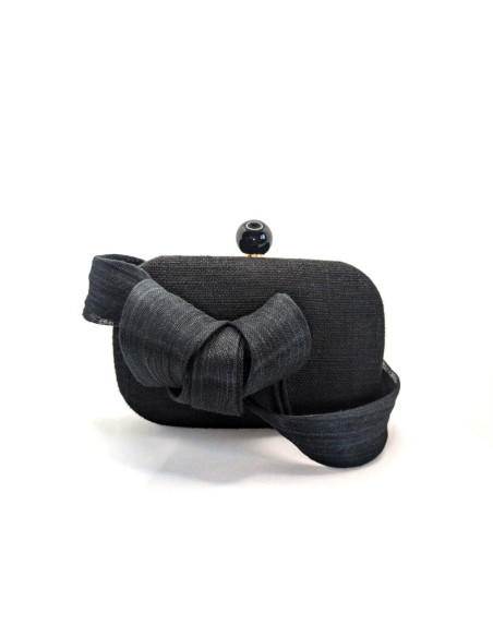 Black small wedding bag - Clutch bags - 4
