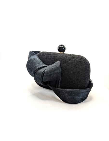 Black small wedding bag - Clutch bags - 5