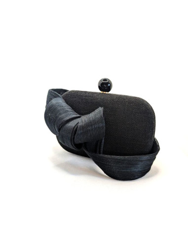 Black small wedding bag - Clutch bags - 7