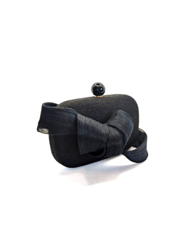 Black small wedding bag - Clutch bags - 8