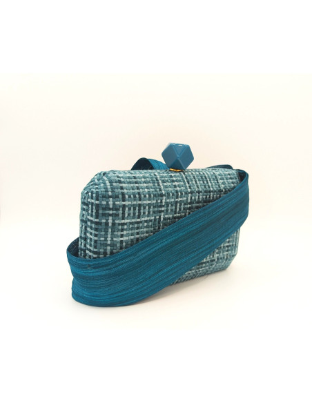 Elegante bolso clutch verde mar boda - Bolsos de fiesta - 8
