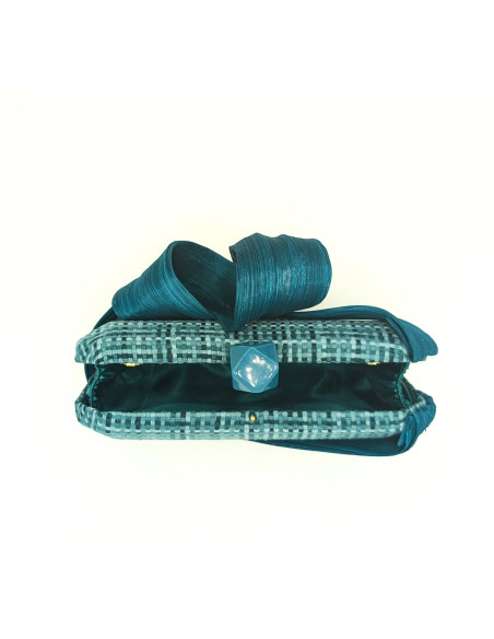 Elegant teal Clutch Bag - Clutch bags - 4