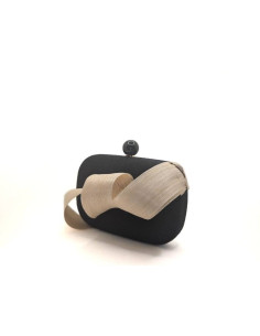 Black and beige wedding bag - Clutch bags - 5 2