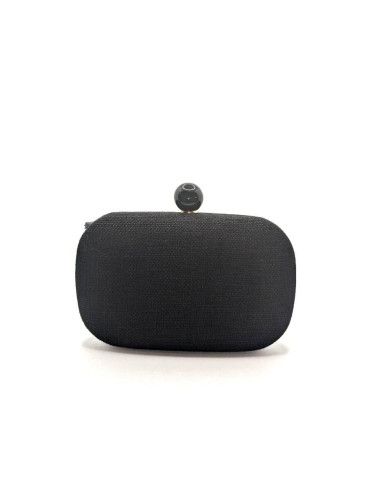 Black wedding bag with bow - Clutch bags - 5