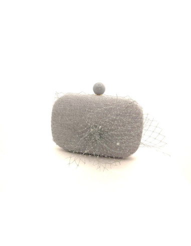 Grey original wedding bag - Clutch bags - 1