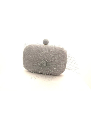 Grey original wedding bag - Clutch bags - 3