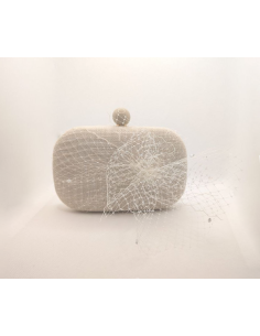 Cream original wedding bride bag - Clutch bags - 5